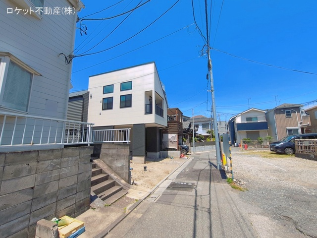 東京都江戸川区江戸川３丁目の新築戸建て外構写真 2026年5月10日撮影