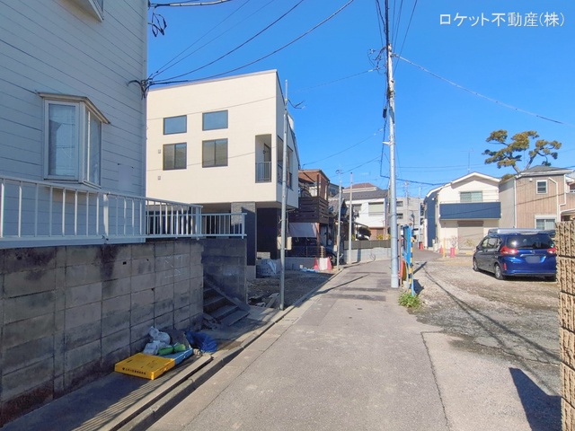 東京都江戸川区江戸川３丁目の新築戸建て外構写真 2026年2月8日撮影