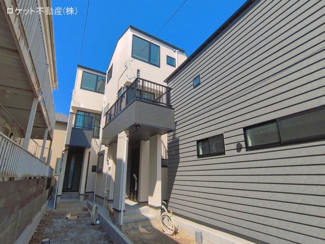 東京都江戸川区江戸川３丁目の新築戸建て外構写真 2026年3月23日撮影