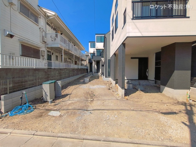 東京都江戸川区江戸川３丁目の新築戸建て外構写真 2026年3月23日撮影