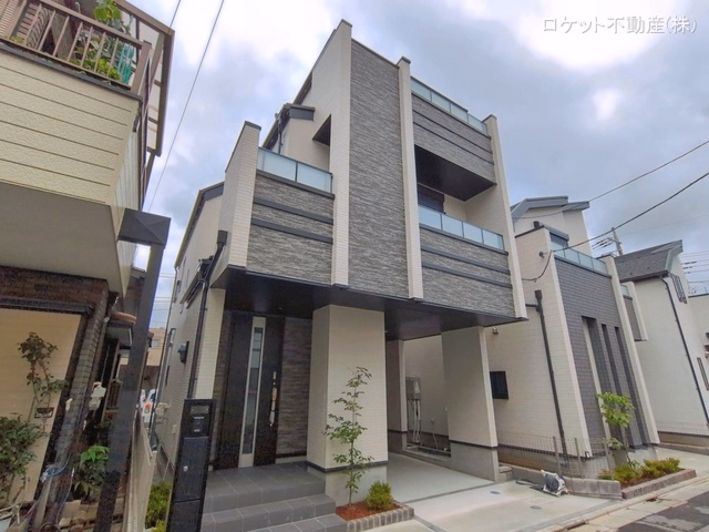 東京都江戸川区南篠崎町1丁目の新築戸建て完成写真 2026年6月14日撮影