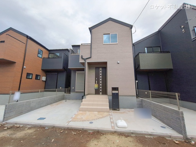 東京都江戸川区江戸川５丁目の新築戸建て外構写真 2026年2月12日撮影