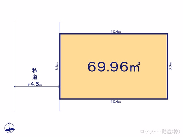 土地 江戸川区南葛西7期 1号地 区画図