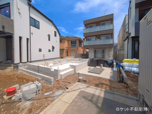 東京都江戸川区一之江７丁目の新築戸建て基礎写真 2026年7月13日撮影