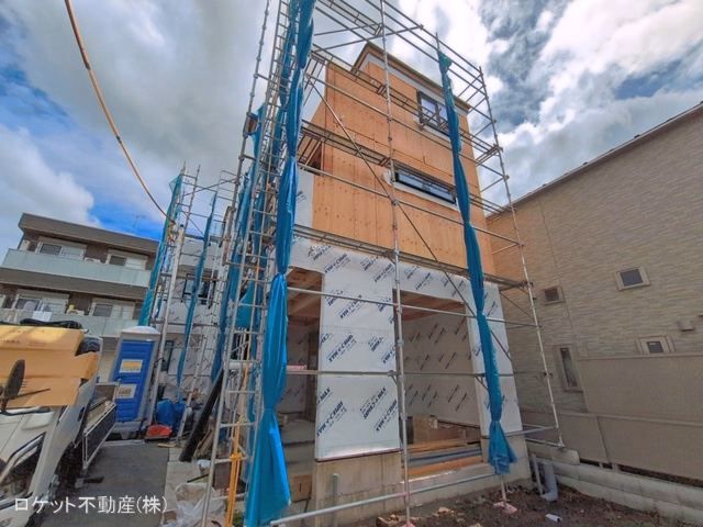東京都江戸川区一之江７丁目の新築戸建てシート写真 2026年6月3日撮影