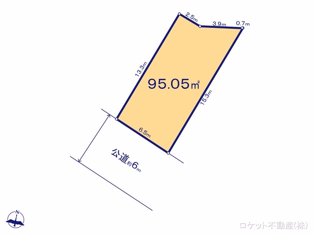 江戸川区上一色2丁目(土地)11 区画図