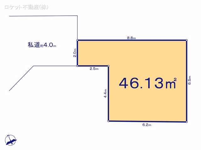 江戸川区西葛西7丁目(土地) 区画図