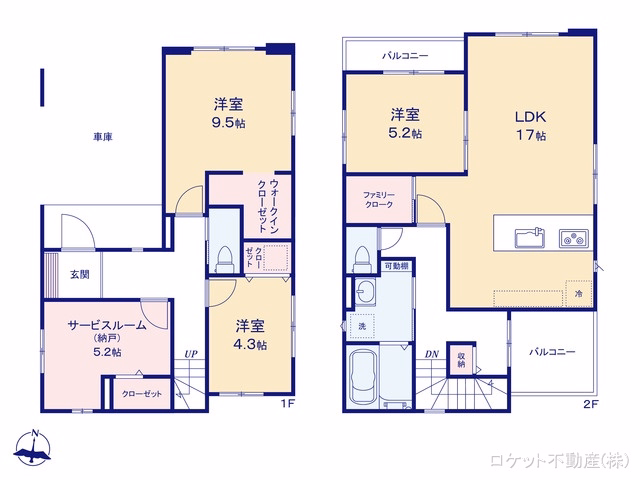 江戸川区大杉4丁目(戸建)02 間取図
