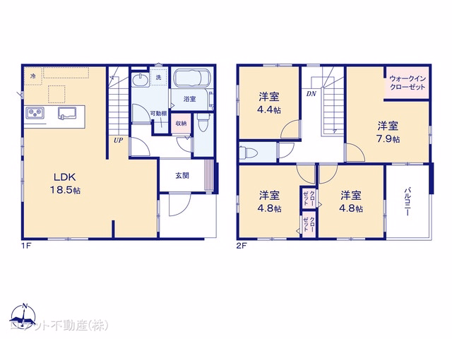 江戸川区大杉4丁目（戸建）05 間取図