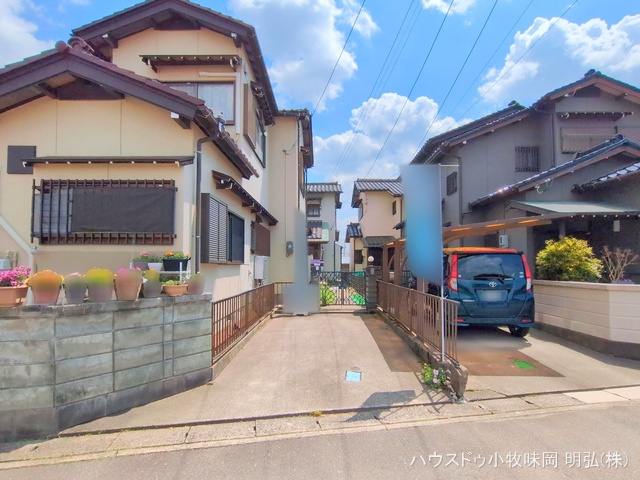 愛知県丹羽郡扶桑町大字斎藤字北山の中古戸建て完成写真 2025年4月15日撮影