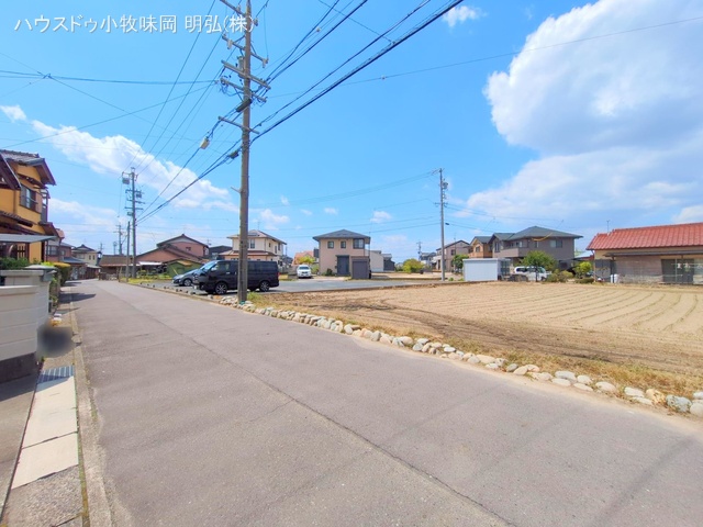 愛知県丹羽郡扶桑町大字斎藤字北山の中古戸建て完成写真 2025年4月15日撮影
