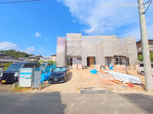 愛知県小牧市大字本庄の新築戸建てシート写真 2025年9月30日撮影