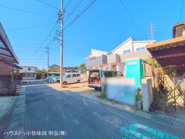愛知県小牧市大字本庄の新築戸建て外構写真 2025年10月29日撮影