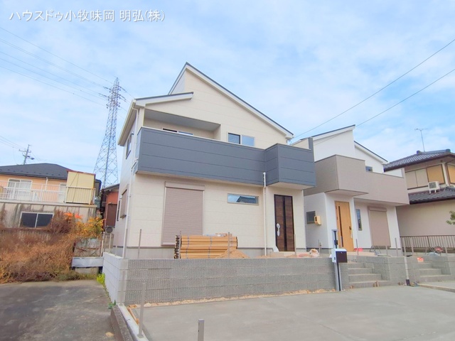 愛知県小牧市大字本庄の新築戸建て外構写真 2025年11月26日撮影