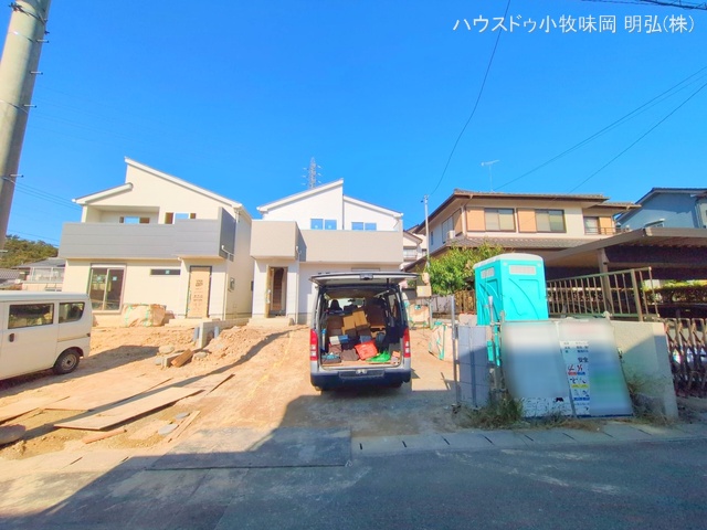愛知県小牧市大字本庄の新築戸建て外構写真 2025年10月29日撮影