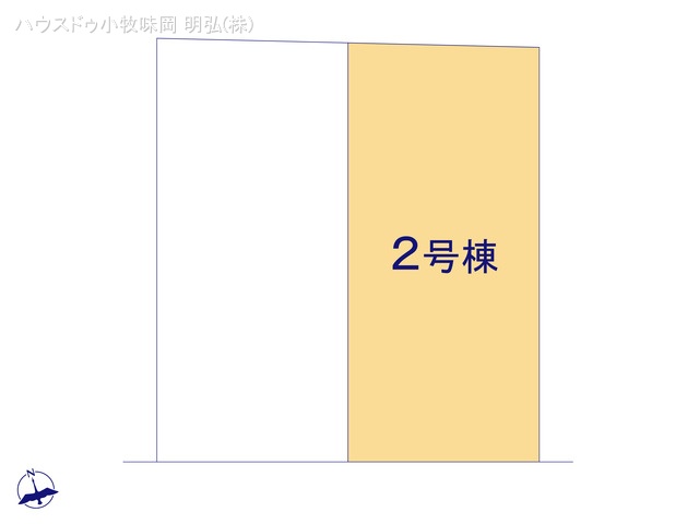 愛知県小牧市大字本庄の新築戸建て全体区画図 ※図面と異なる場合は現況を優先