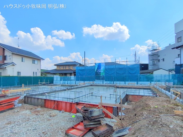 愛知県丹羽郡大口町外坪１丁目の新築戸建て基礎写真 2025年8月18日撮影