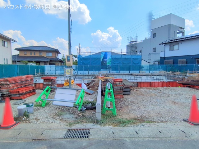 愛知県丹羽郡大口町外坪１丁目の新築戸建て基礎写真 2025年8月18日撮影