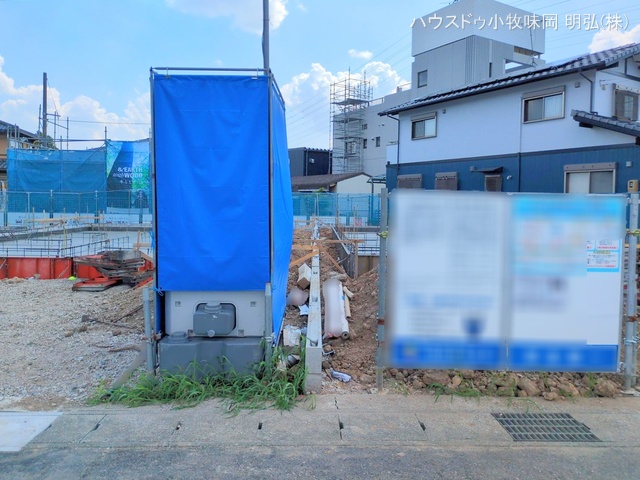 愛知県丹羽郡大口町外坪１丁目の新築戸建て基礎写真 2025年8月18日撮影