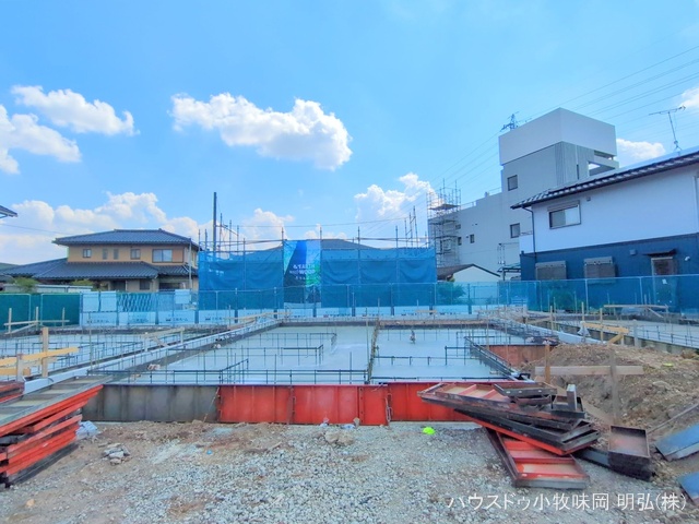 愛知県丹羽郡大口町外坪１丁目の新築戸建て基礎写真 2025年8月18日撮影