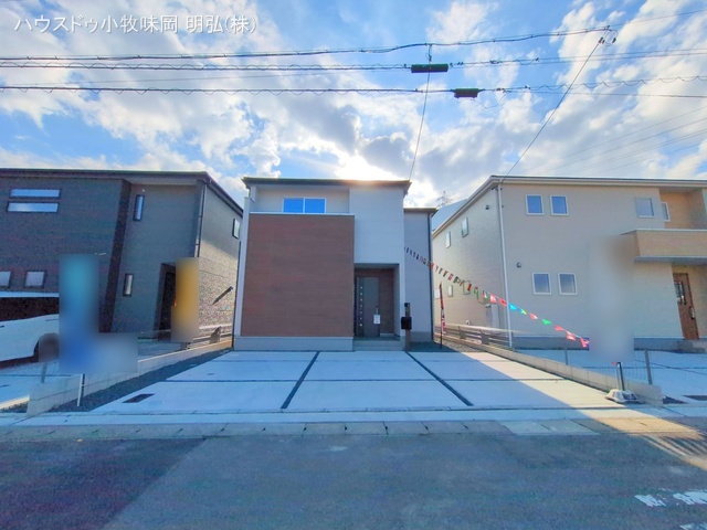 愛知県丹羽郡大口町外坪１丁目の新築戸建て完成写真 2025年12月18日撮影