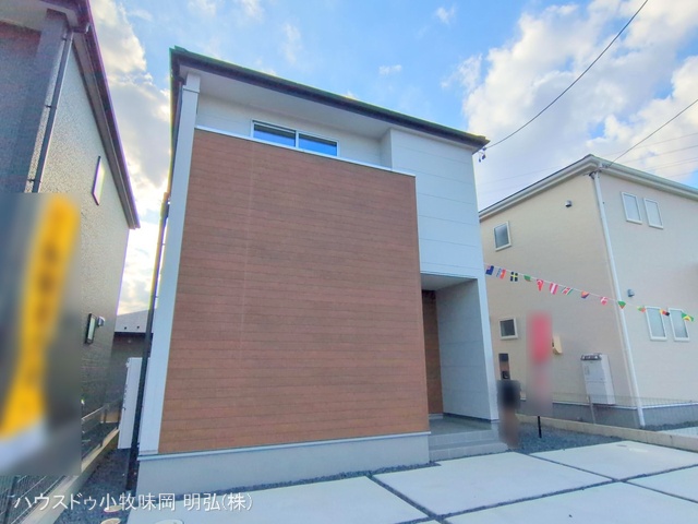 愛知県丹羽郡大口町外坪１丁目の新築戸建て完成写真 2025年12月18日撮影