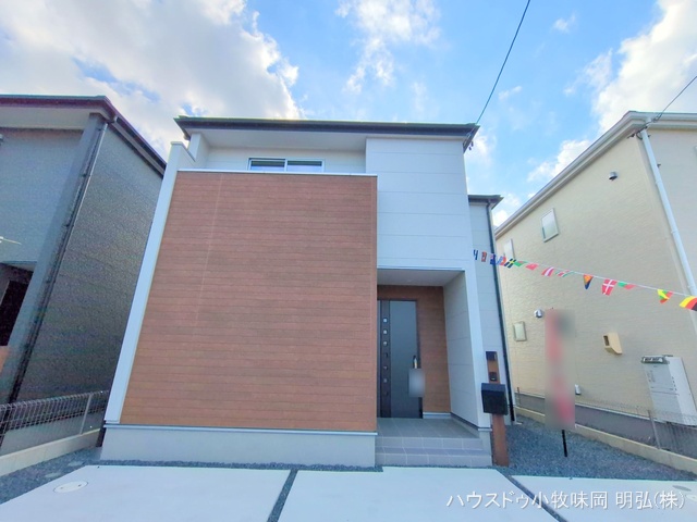 愛知県丹羽郡大口町外坪１丁目の新築戸建て完成写真 2025年12月18日撮影