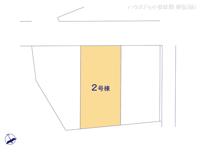 愛知県丹羽郡大口町外坪１丁目の新築戸建て全体区画図 ※図面と異なる場合は現況を優先