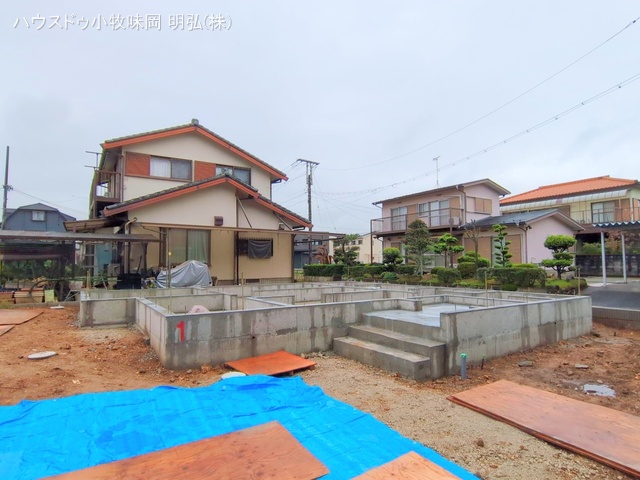愛知県丹羽郡扶桑町大字高雄字柳前の新築戸建て基礎写真 2025年10月15日撮影