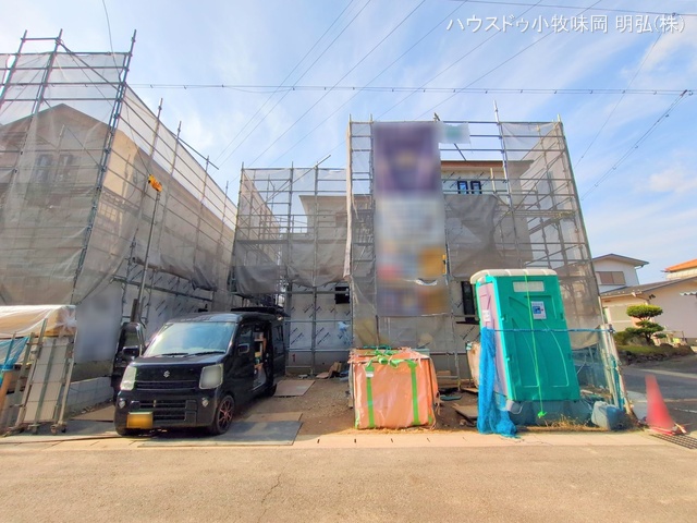 愛知県丹羽郡扶桑町大字高雄字柳前の新築戸建てシート写真 2025年11月6日撮影