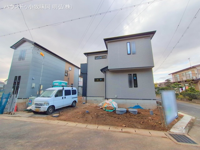愛知県丹羽郡扶桑町大字高雄字柳前の新築戸建て外構写真 2025年12月2日撮影