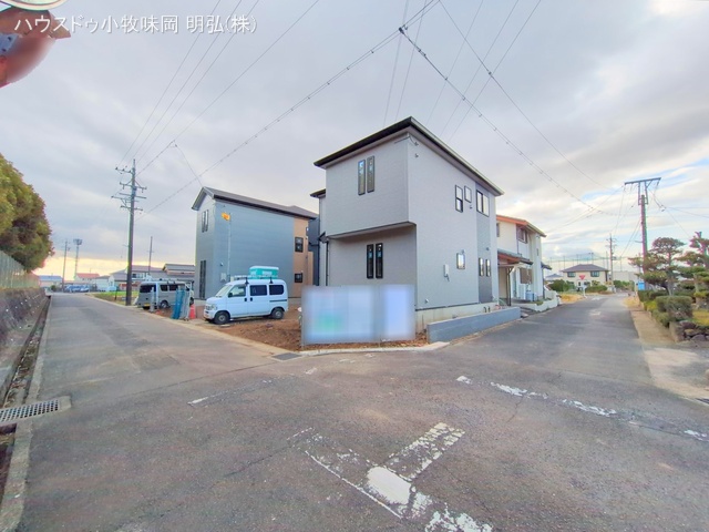 愛知県丹羽郡扶桑町大字高雄字柳前の新築戸建て外構写真 2025年12月2日撮影