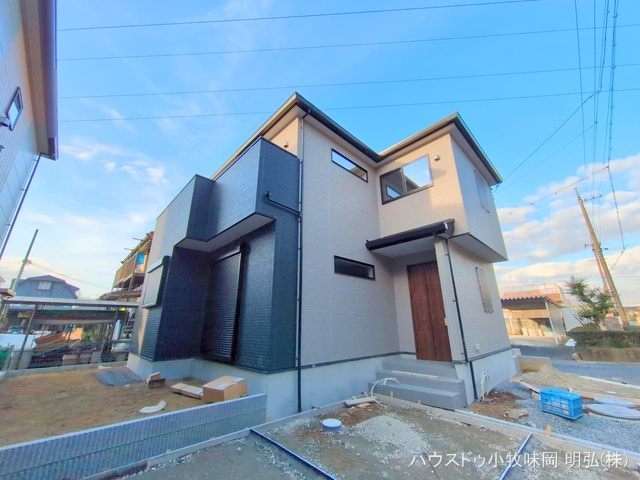 愛知県丹羽郡扶桑町大字高雄字柳前の新築戸建て外構写真 2025年12月18日撮影