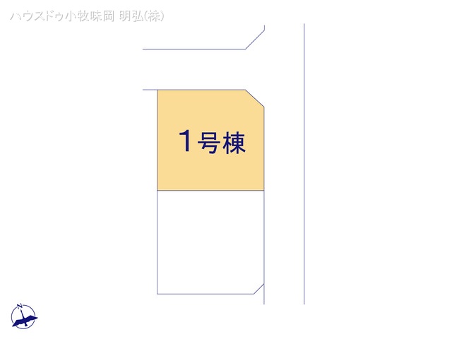 愛知県丹羽郡扶桑町大字高雄字柳前の新築戸建て全体区画図 ※図面と異なる場合は現況を優先