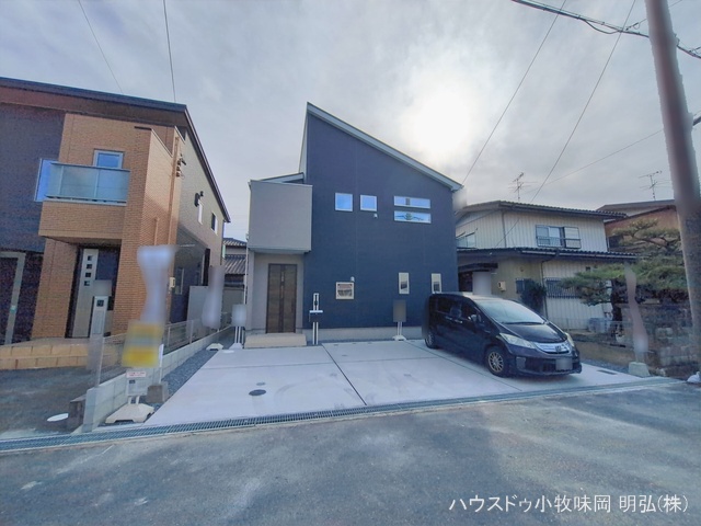 愛知県犬山市字中唐曽の新築戸建て完成写真 2026年1月19日撮影