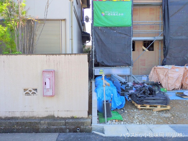愛知県犬山市大字橋爪字一丁田の新築戸建て上棟写真 2025年10月22日撮影