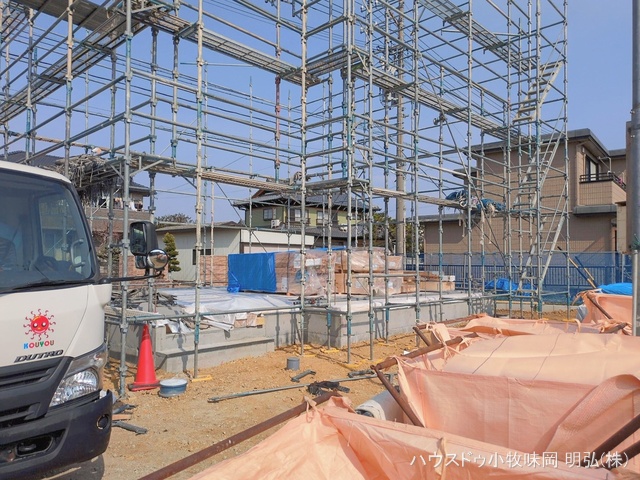 愛知県丹羽郡大口町二ツ屋２丁目の新築戸建て基礎写真 2026年2月15日撮影