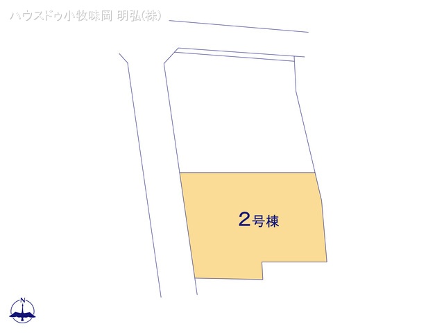 愛知県丹羽郡大口町二ツ屋２丁目の新築戸建て全体区画図 ※図面と異なる場合は現況を優先