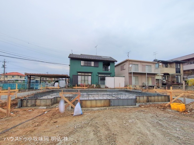 愛知県犬山市大字橋爪字地蔵下の新築戸建て基礎写真 2025年12月7日撮影