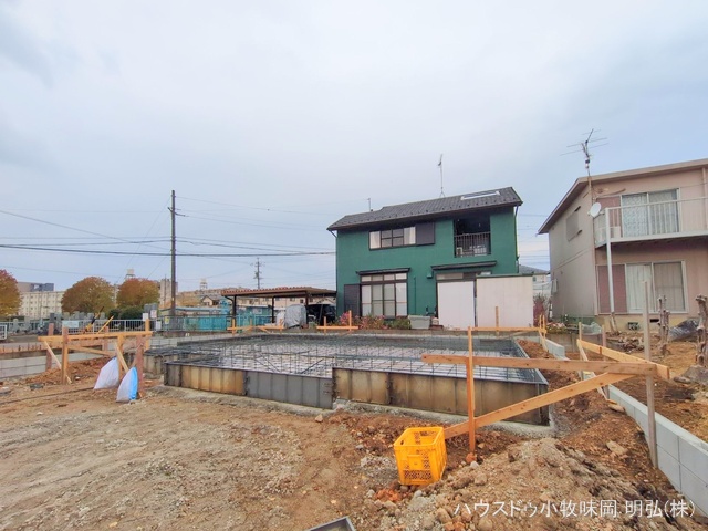 愛知県犬山市大字橋爪字地蔵下の新築戸建て基礎写真 2025年12月7日撮影