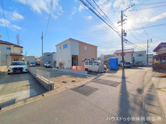 愛知県犬山市大字上野字兼若の新築戸建て外構写真 2025年12月22日撮影