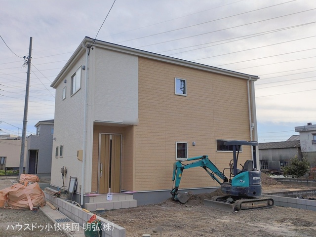 愛知県犬山市大字上野字兼若の新築戸建て外構写真 2026年1月19日撮影