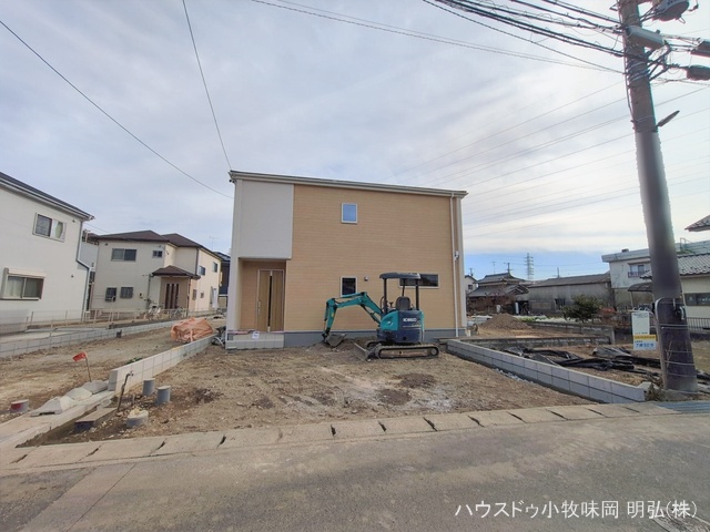 愛知県犬山市大字上野字兼若の新築戸建て外構写真 2026年1月19日撮影