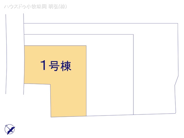 愛知県犬山市大字上野字兼若の新築戸建て全体区画図 ※図面と異なる場合は現況を優先