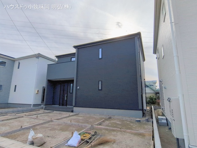 愛知県犬山市大字上野字兼若の新築戸建て外構写真 2026年1月19日撮影