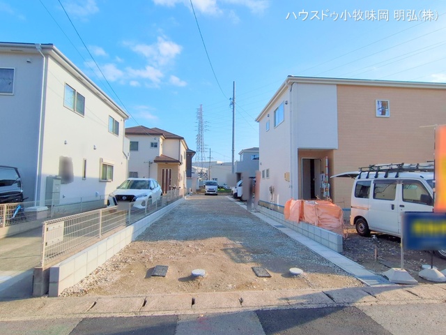 愛知県犬山市大字上野字兼若の新築戸建て外構写真 2025年12月22日撮影