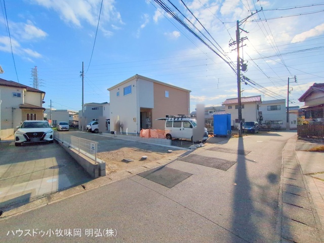 愛知県犬山市大字上野字兼若の新築戸建て外構写真 2025年12月22日撮影