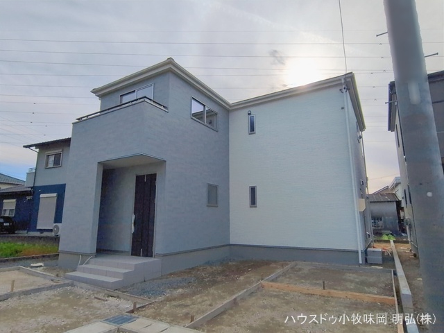 愛知県犬山市大字上野字兼若の新築戸建て外構写真 2026年1月19日撮影