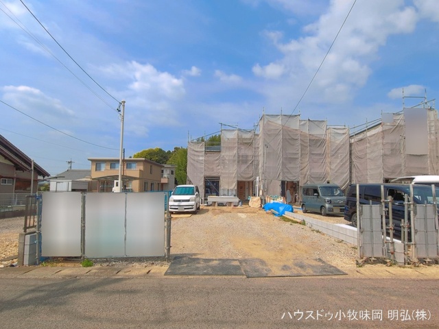 愛知県犬山市大字塔野地字南ノ切の新築戸建てシート写真 2026年4月13日撮影