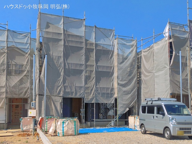 愛知県犬山市大字塔野地字南ノ切の新築戸建てシート写真 2026年5月14日撮影